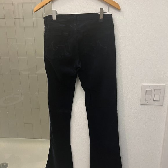 AG Adriano Goldschmied Navy Corduroy Angel Boot Cut Women's Pant Size 26R - Picture 4 of 5